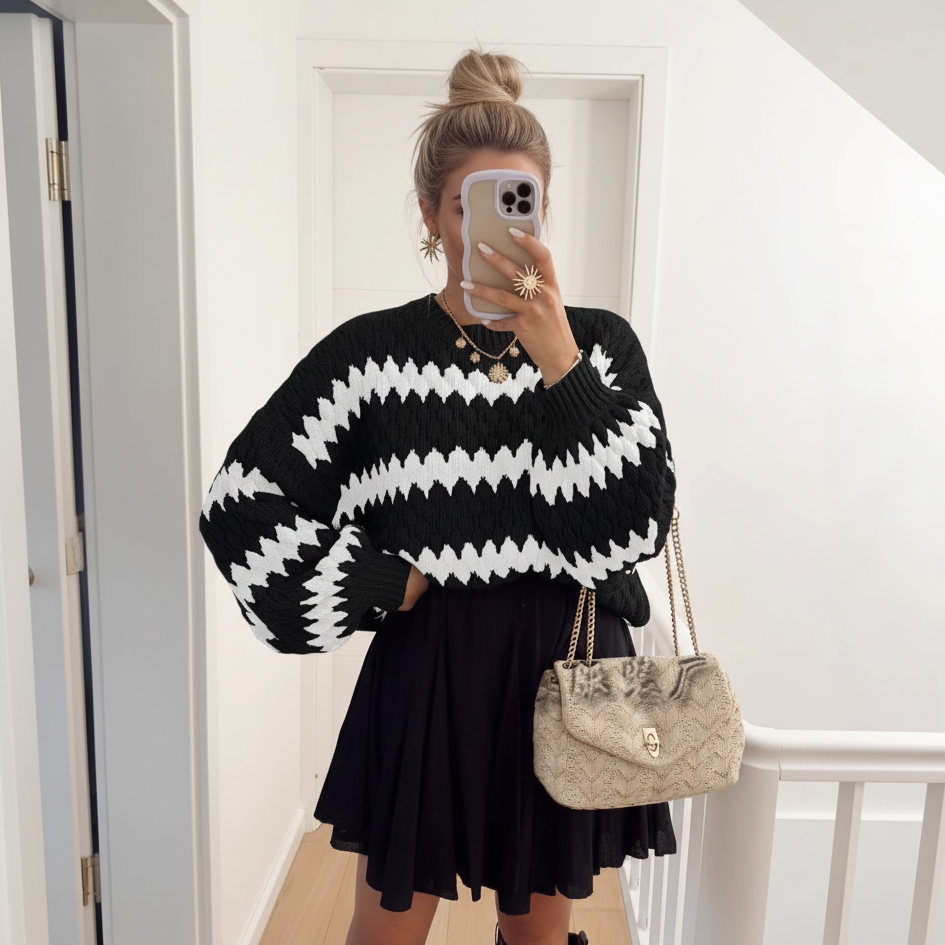 Lafayte Knitted Loose Sweater