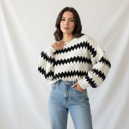 Lafayte Knitted Loose Sweater